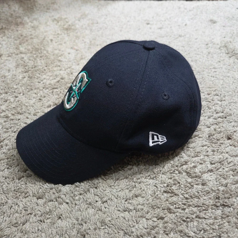 New Era Seattle Mariners Ken Griffey Jr Retirement Hat Mens OSFM Navy Blue